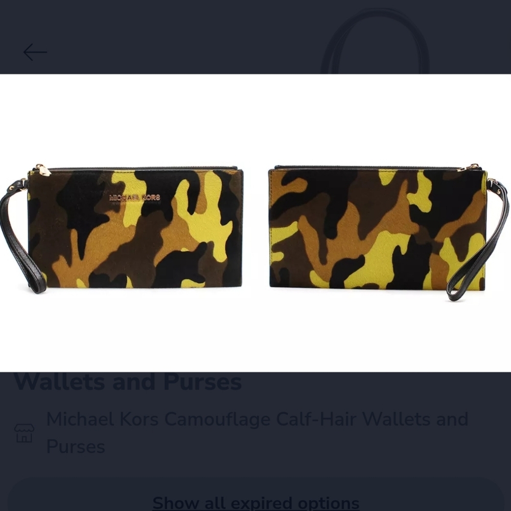 Michael Kors Camouflage Wristlet - Picture 6 of 6